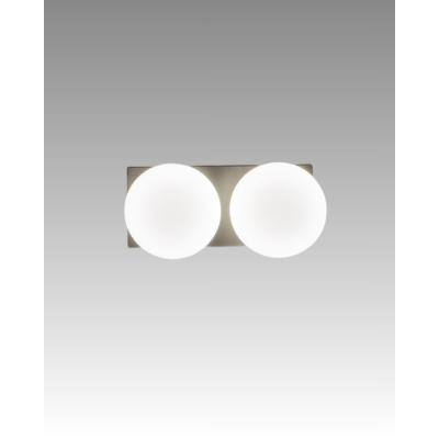 PLAFONIERA IN METALLO COL.GRIGIO TITANIO